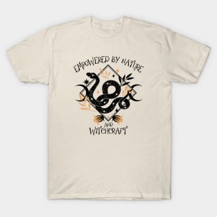 Empowered by nature good vibes witchy fashion. T-Shirt